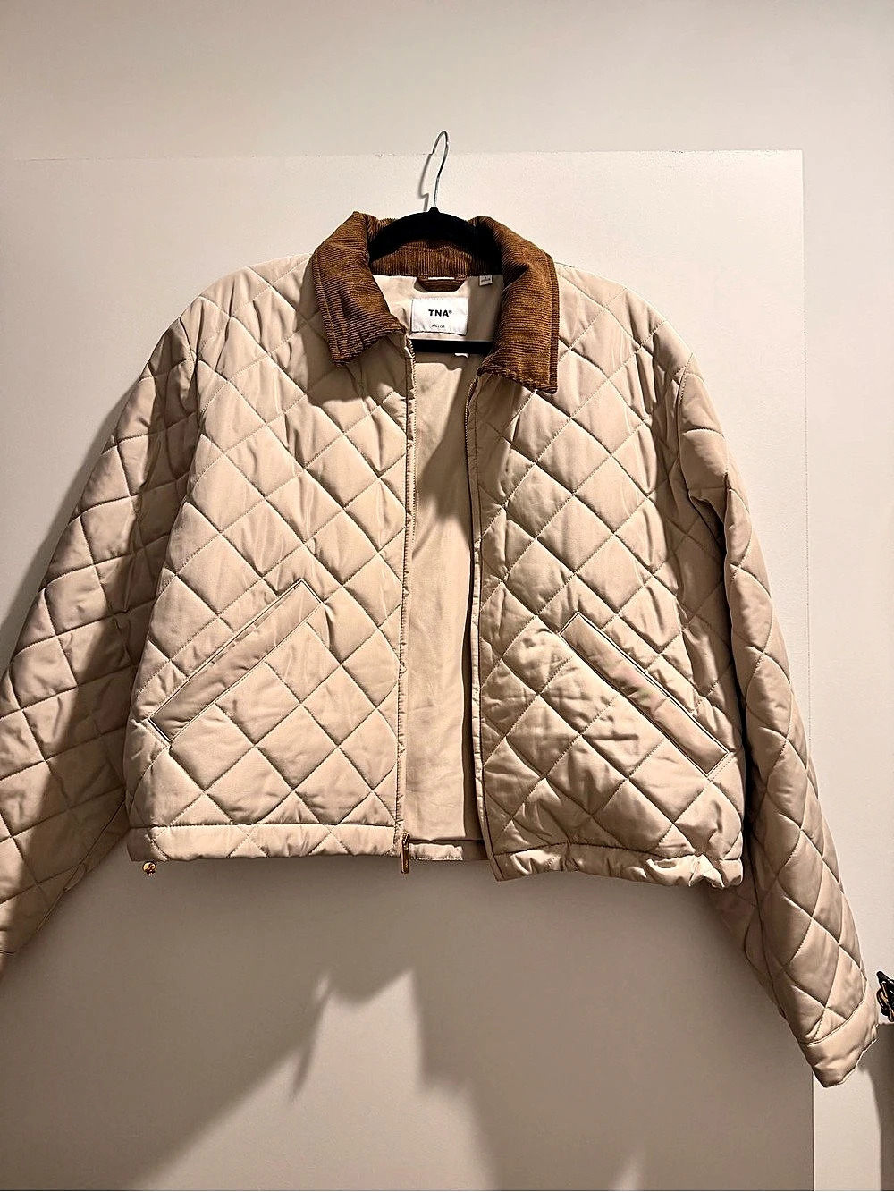 Aritizia TNA Barkley Workwear Jacket Beige